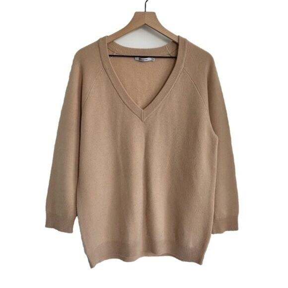 T by Alexander Wang Wool Cashmere V-Neck Sweater Size S - Picture 1 of 5